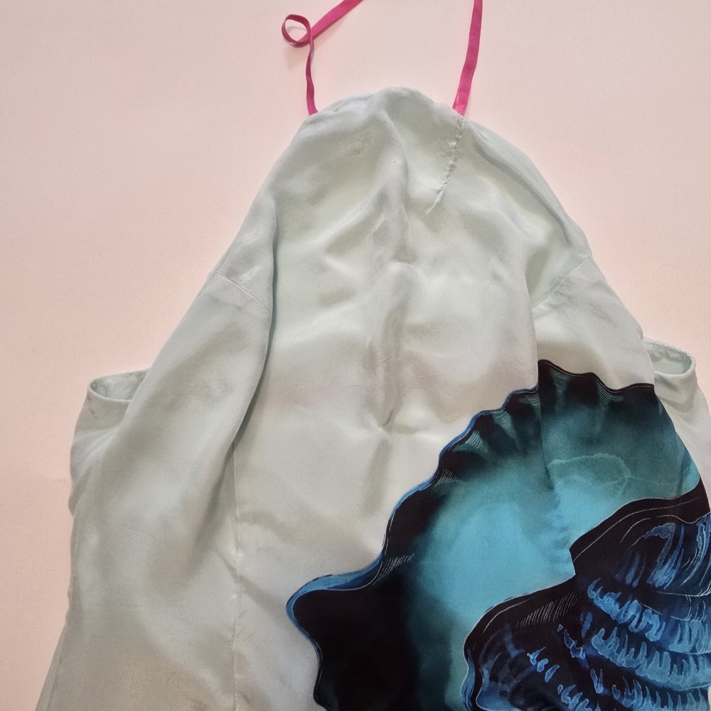 Muma World Murex Mist Vega Silk Dress Size L - Picture 7 of 16